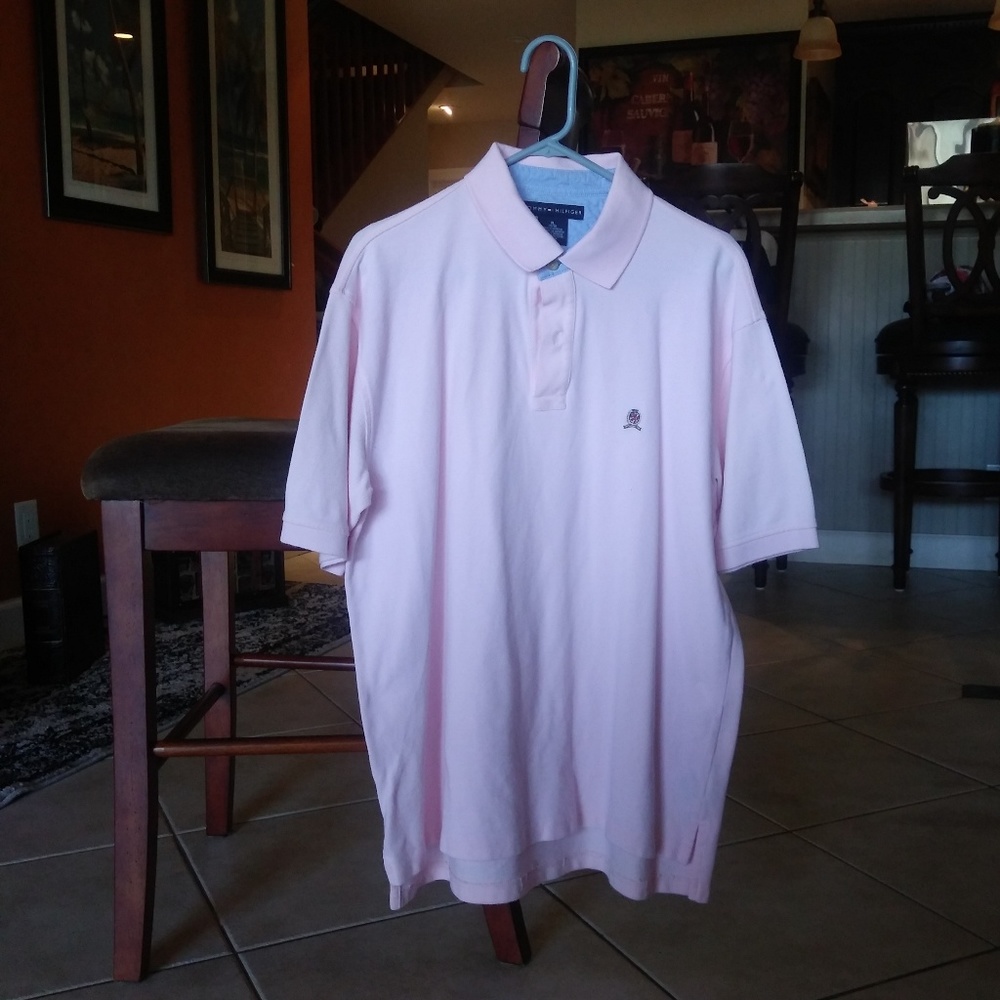 Pink Tommy Hilfiger Polo
